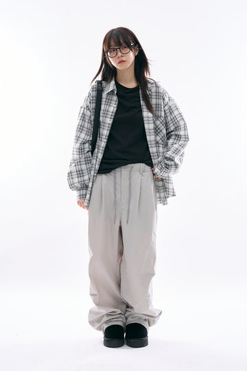 Aether rivet snap nylon pants